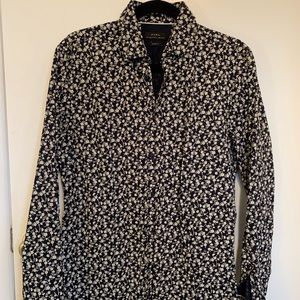 Zara Floral Button-Down